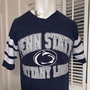 PENN State Nittany Lions 1/2 Sleeve Ringer Tee by Logo 7: TRUE vintage shirt